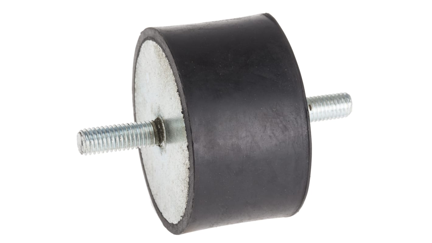 RS PRO M8 Anti Vibration Mount, Male to Male Bobbin with 197.92kg