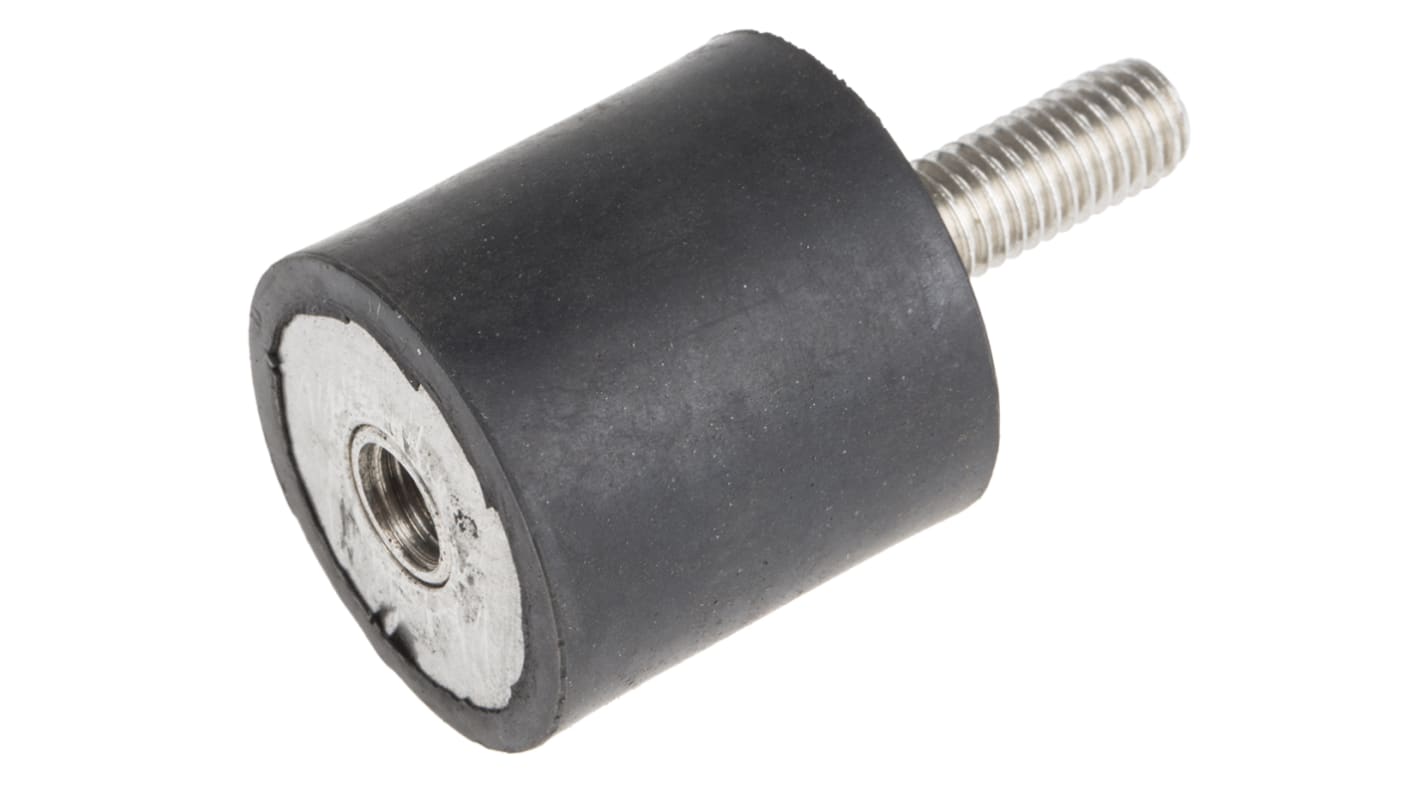 RS PRO M8 Anti Vibration Mount, Male to Female Bobbin with 54.56kg