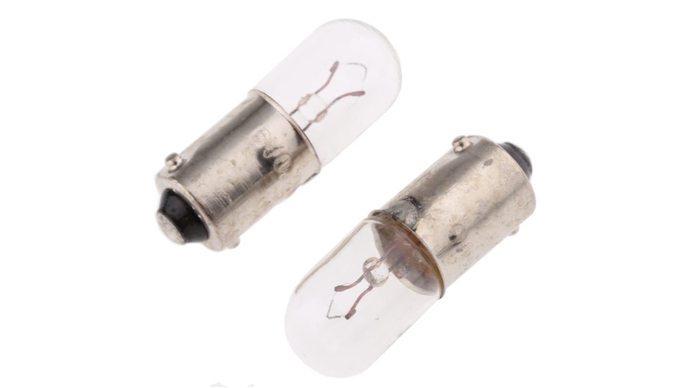 Luz indicadora, Casquillo BA9s, 6 V, 200 mA, Vida Útil 1000h