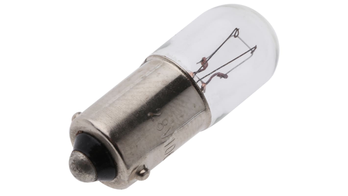 Luz indicadora, Casquillo BA9s, 28 V, 100 mA, Vida Útil 1000h