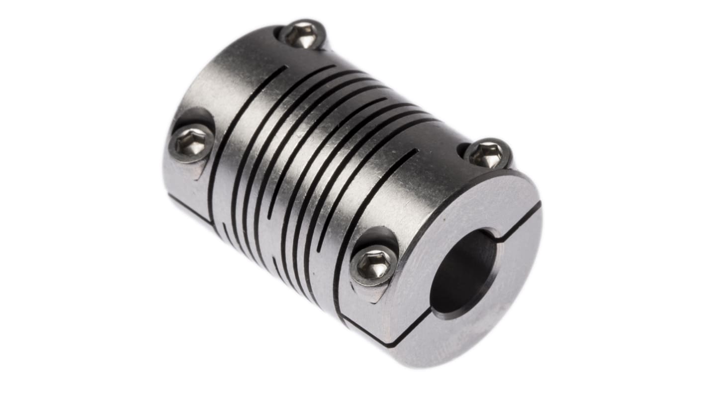 Huco Beam Coupling, 19mm Outside Diameter, 8mm Bore, 28mm Length Coupler