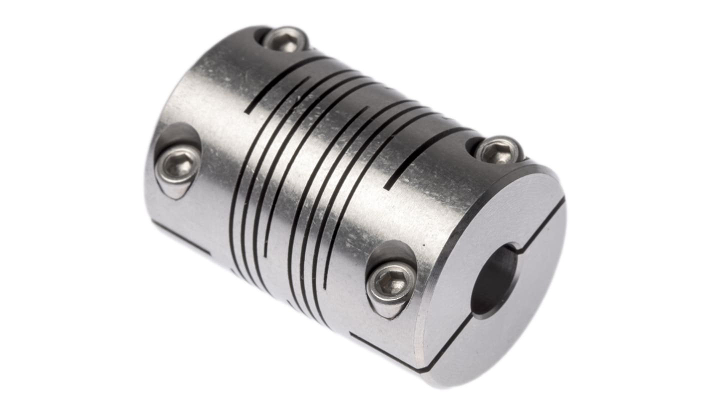 Huco Beam Coupling, 25mm Outside Diameter, 8mm Bore, 38.1mm Length Coupler