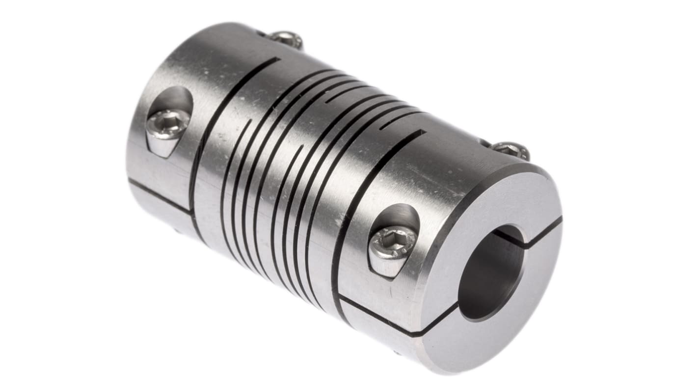 Huco Beam Coupling, 32mm Outside Diameter, 14mm Bore, 57.2mm Length Coupler