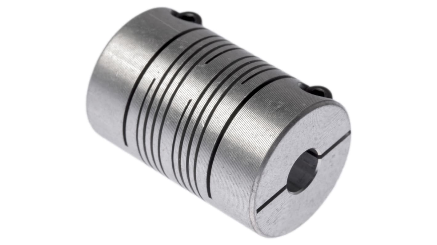 Huco Beam Coupling, 25mm Outside Diameter, 8mm Bore, 38.1mm Length Coupler