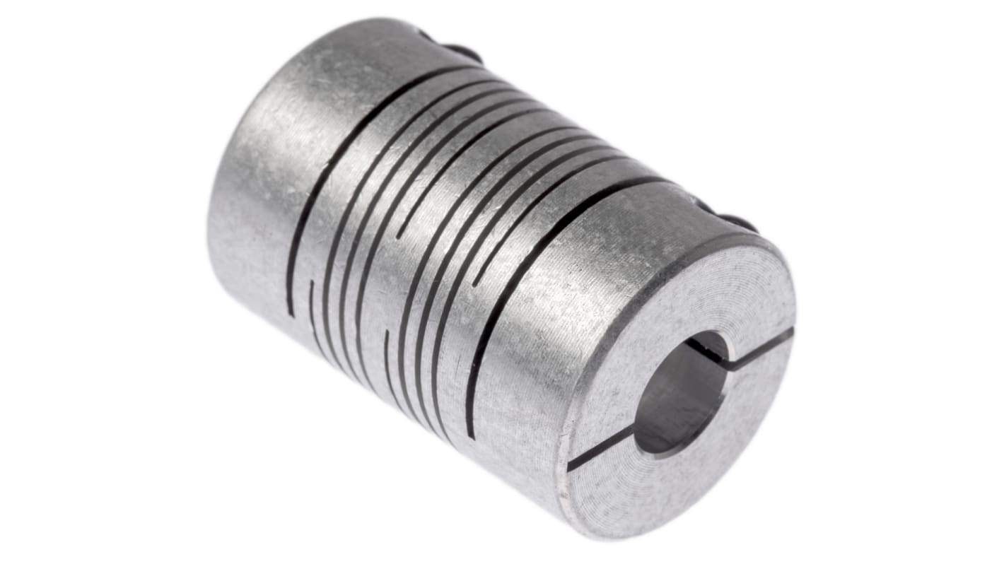 Huco Beam Coupling, 25mm Outside Diameter, 10mm Bore, 38.1mm Length Coupler