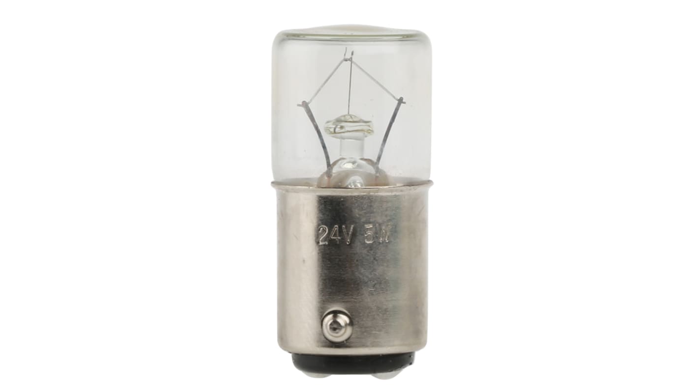 Luz indicadora, Casquillo BA15d, 24 V, 200 mA, Vida Útil 2000h