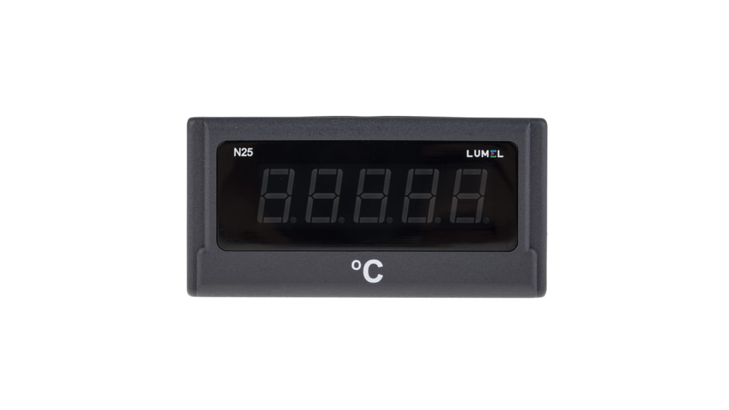 Lumel N25 LED Digital Panel Multi-Function Meter for Temperature