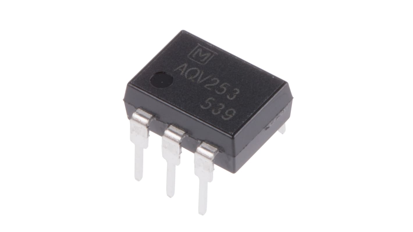 Optoacoplador Panasonic, Viso= 1,5 kVrms, IN. DC, OUT. MOSFET, mont. pasante, encapsulado DIP, 6 pines