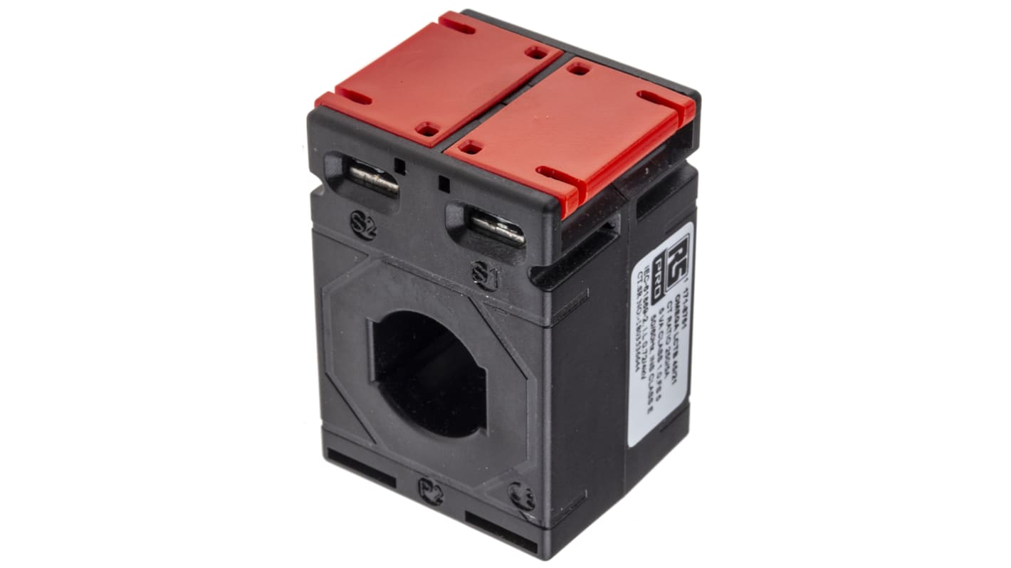 RS PRO Base Mounted Current Transformer, 250A Input, 250:5, 5 A Output, 21 x 10mm Bore