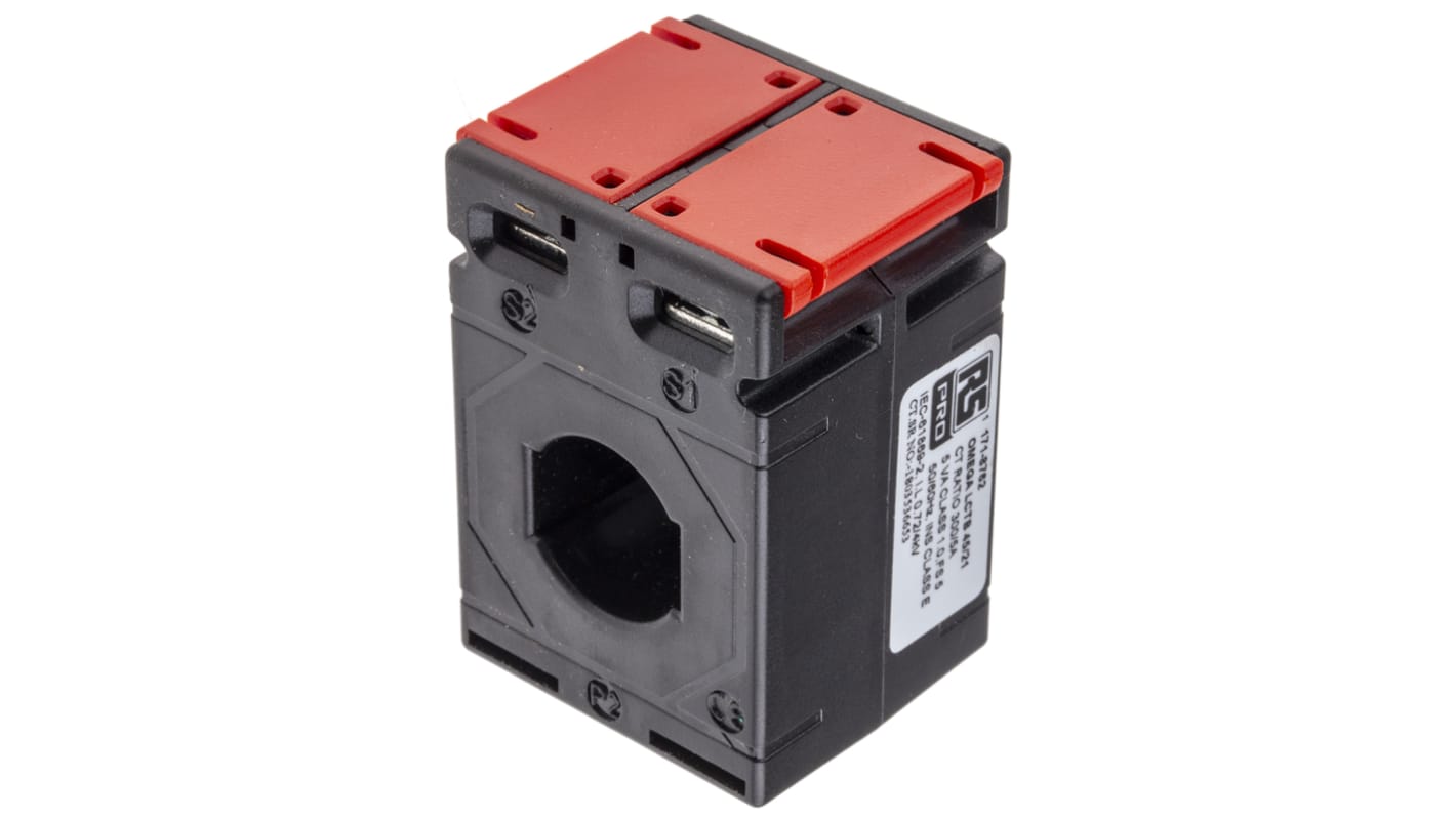 RS PRO Base Mounted Current Transformer, 300A Input, 300:5, 5 A Output, 21 x 10mm Bore