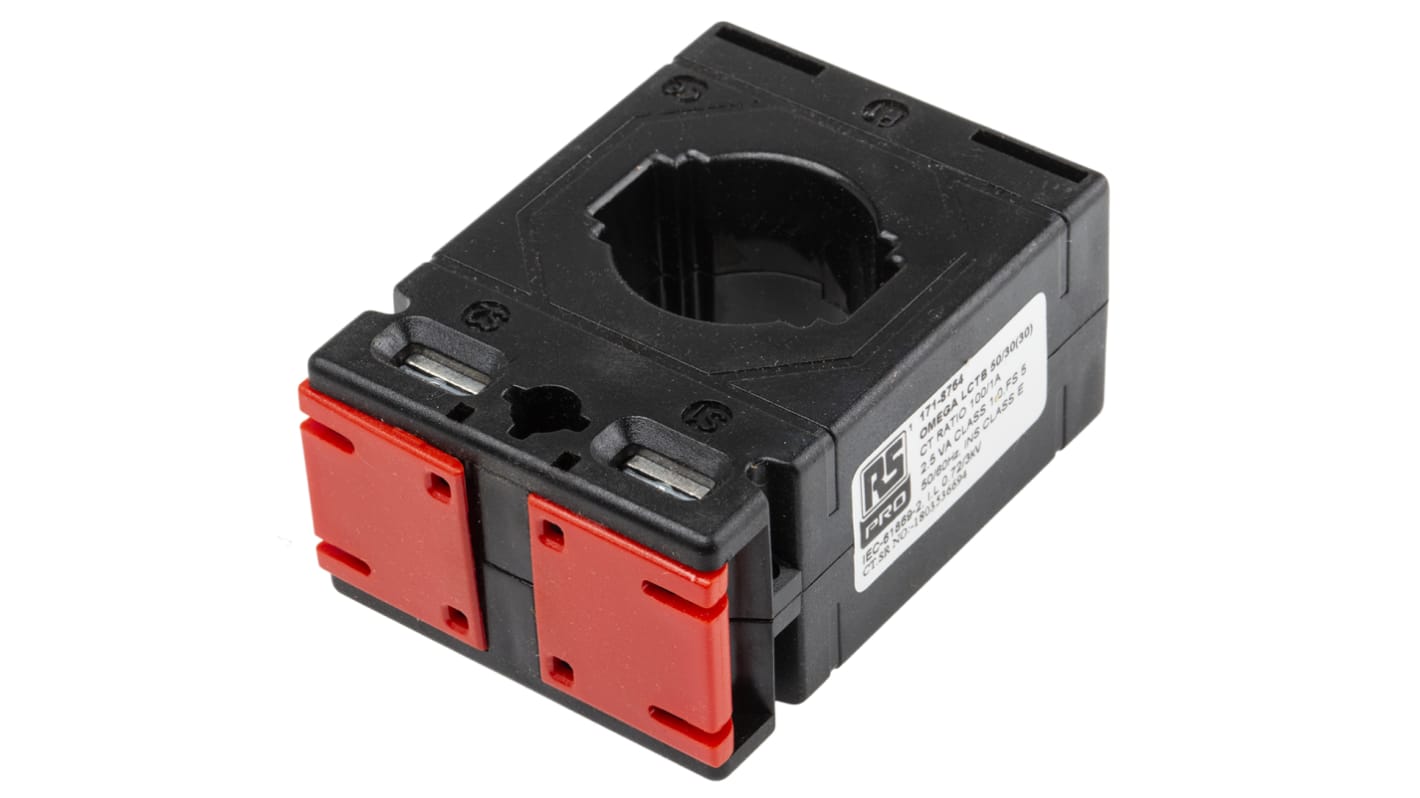 RS PRO Current Transformer, 100:1, 30 x 10mm Bore