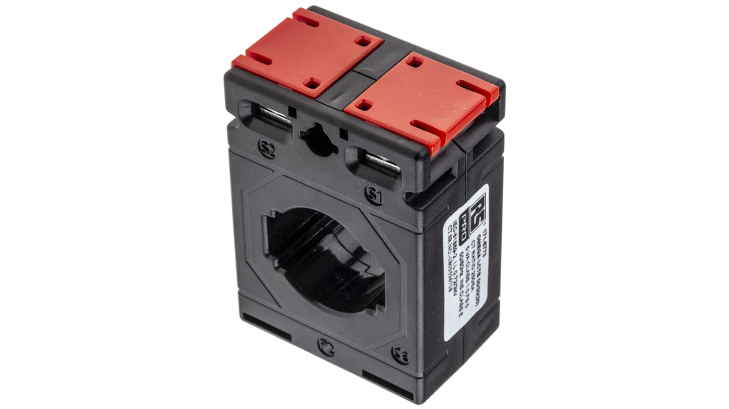 RS PRO Base Mounted Current Transformer, 250A Input, 250:5, 5 A Output, 30 x 10mm Bore