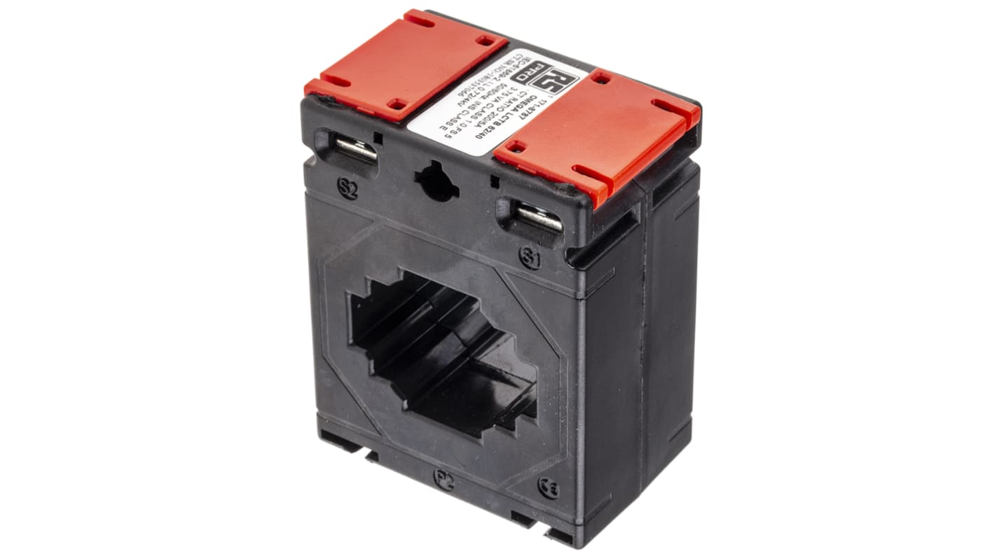 RS PRO Base Mounted Current Transformer, 200A Input, 200:5, 5 A Output, 40 x 11mm Bore