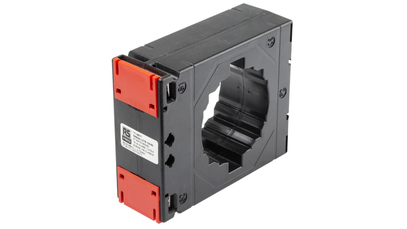 RS PRO Base Mounted Current Transformer, 800A Input, 800:5, 5 A Output, 80 x 12mm Bore