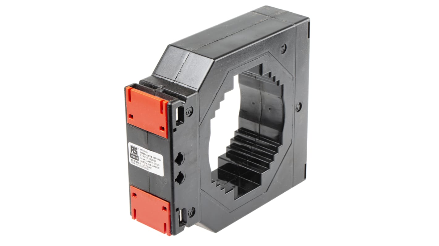 RS PRO Base Mounted Current Transformer, 1500A Input, 1500:5, 5 A Output, 100 x 30mm Bore