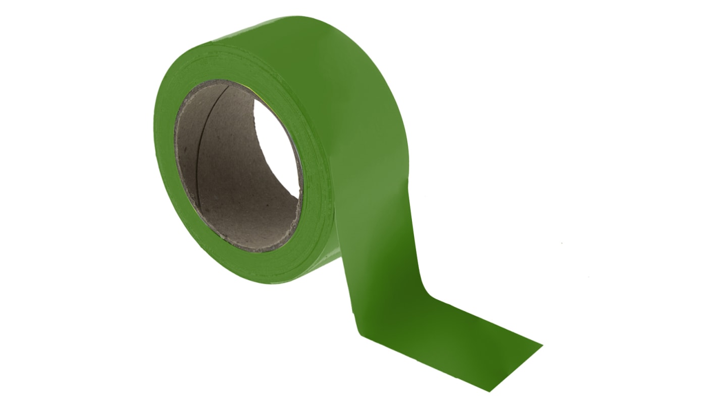 Ruban de marquage Vert RS PRO, 50mm x 33m