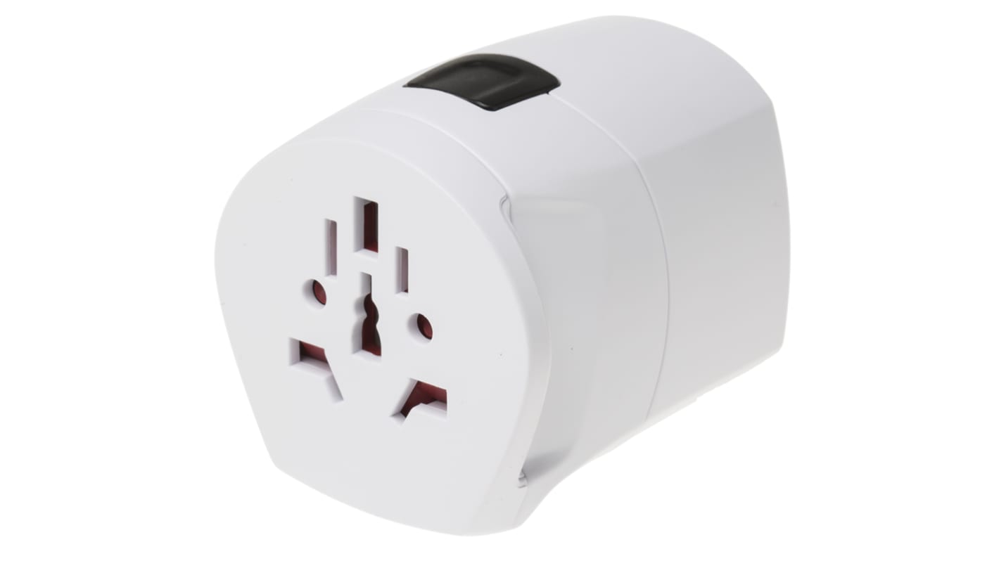 Adaptador universal SKROSS, 6.3A, de Australia, Brasil, China, Europa, Italia, Japón, Suiza, Reino Unido, EE. UU., a