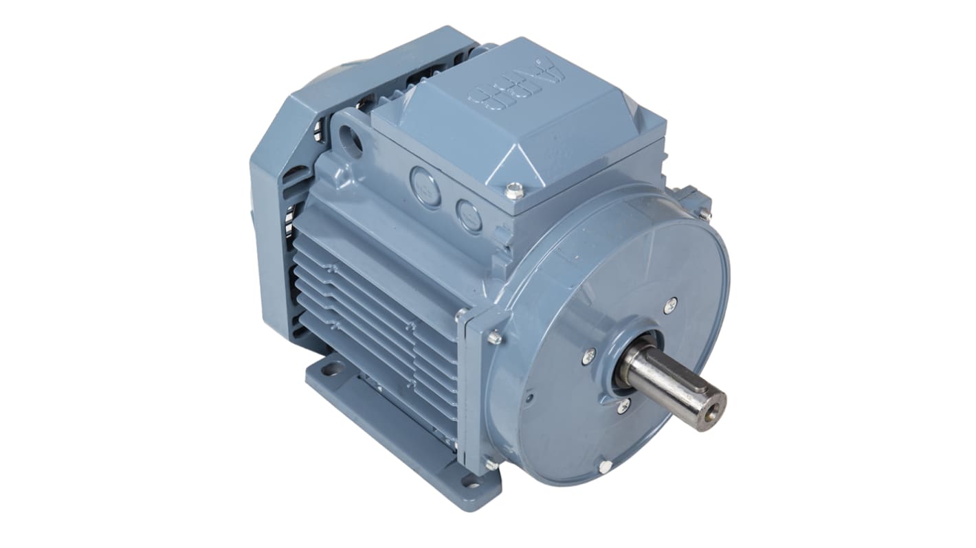 ABB Squirrel Cage Motor AC Motor, 1.1 kW, IE3, 3 Phase, 4 Pole, 230 V, 400 V, 415 V, Flange Mount Mounting