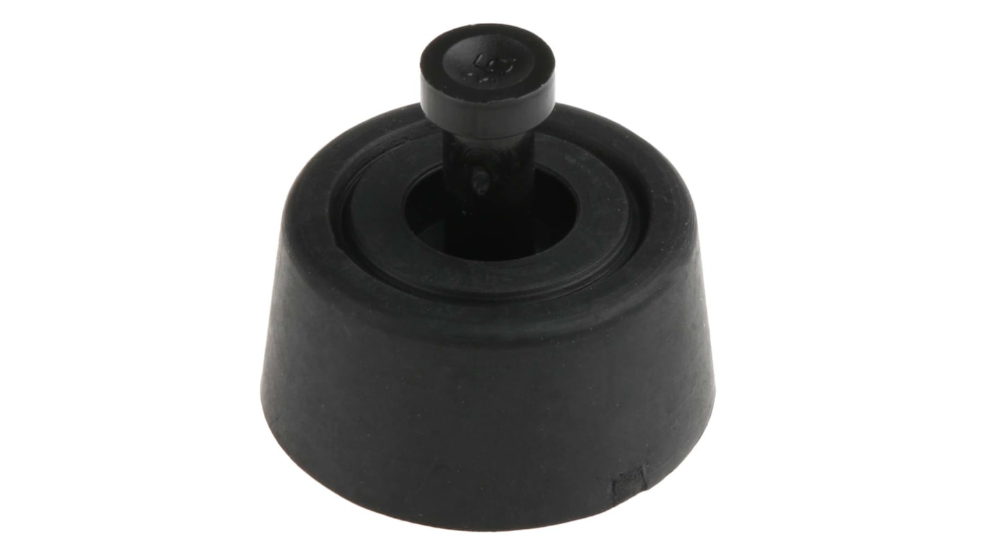 RS PRO Round Anti Vibration Mount, Rubber Foot