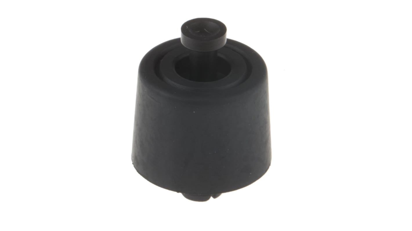 RS PRO Round Anti Vibration Mount, Rubber Foot