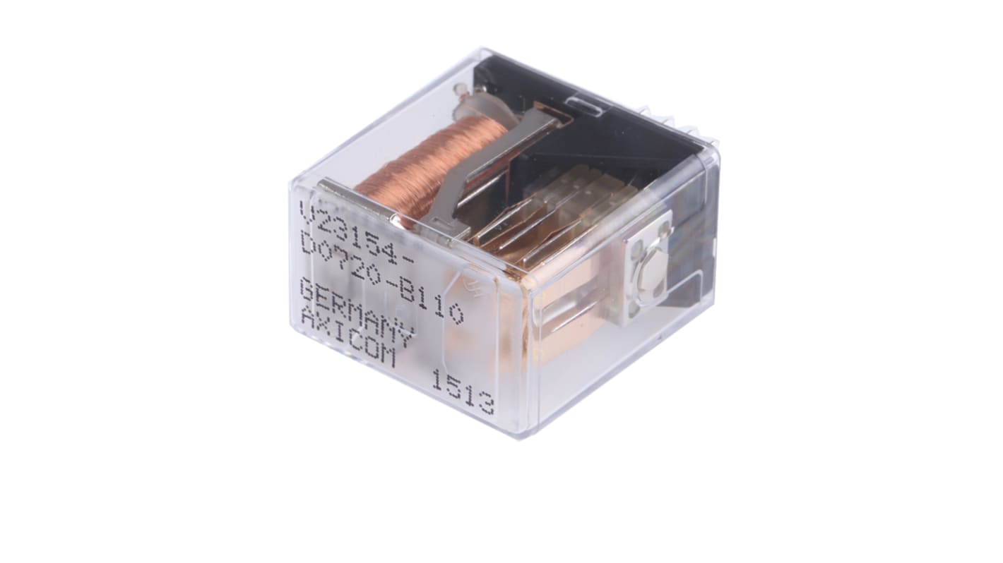 TE Connectivity Surface Mount Signal Relay, 20V dc Coil, 2A Switching Current, SPDT