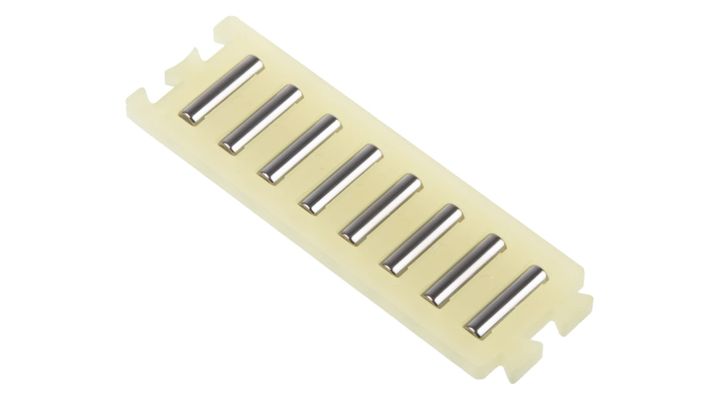 INA Single Flat Cage Assembly for Needle Rollers, 9 rollers per cage, 2.5mm roller diameter