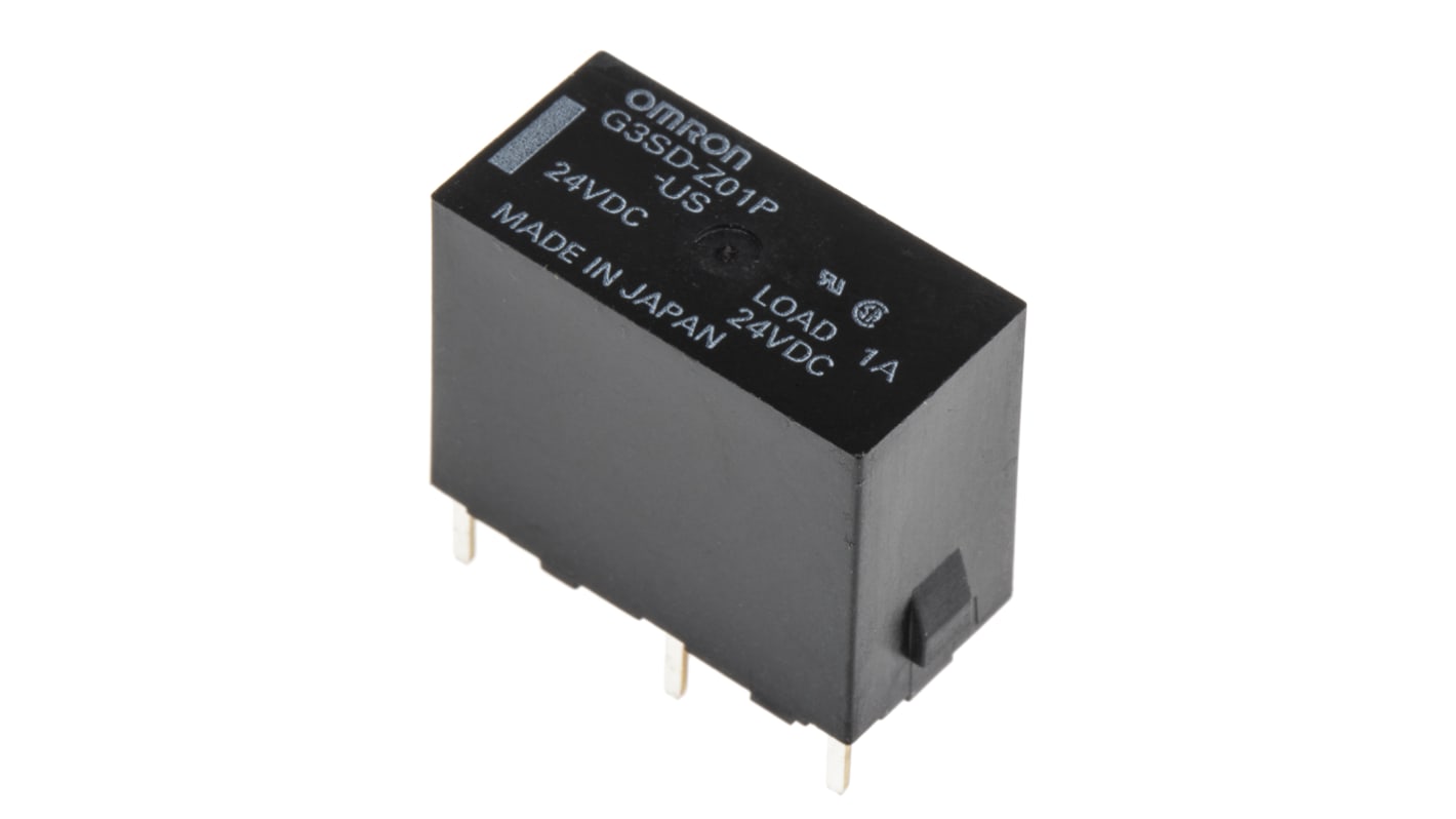 Omron G3SD Series Solid State Relay, 1.1 A Load, PCB Mount, 26 V Load, 28.8 V Control