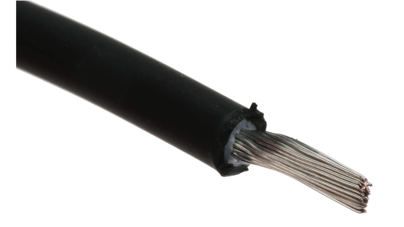 Cable para Aplicaciones Fotovoltaicas Staubli 62.7431-91021, área transversal 4 mm², 55 A, -40 → +90 °C, Negro,