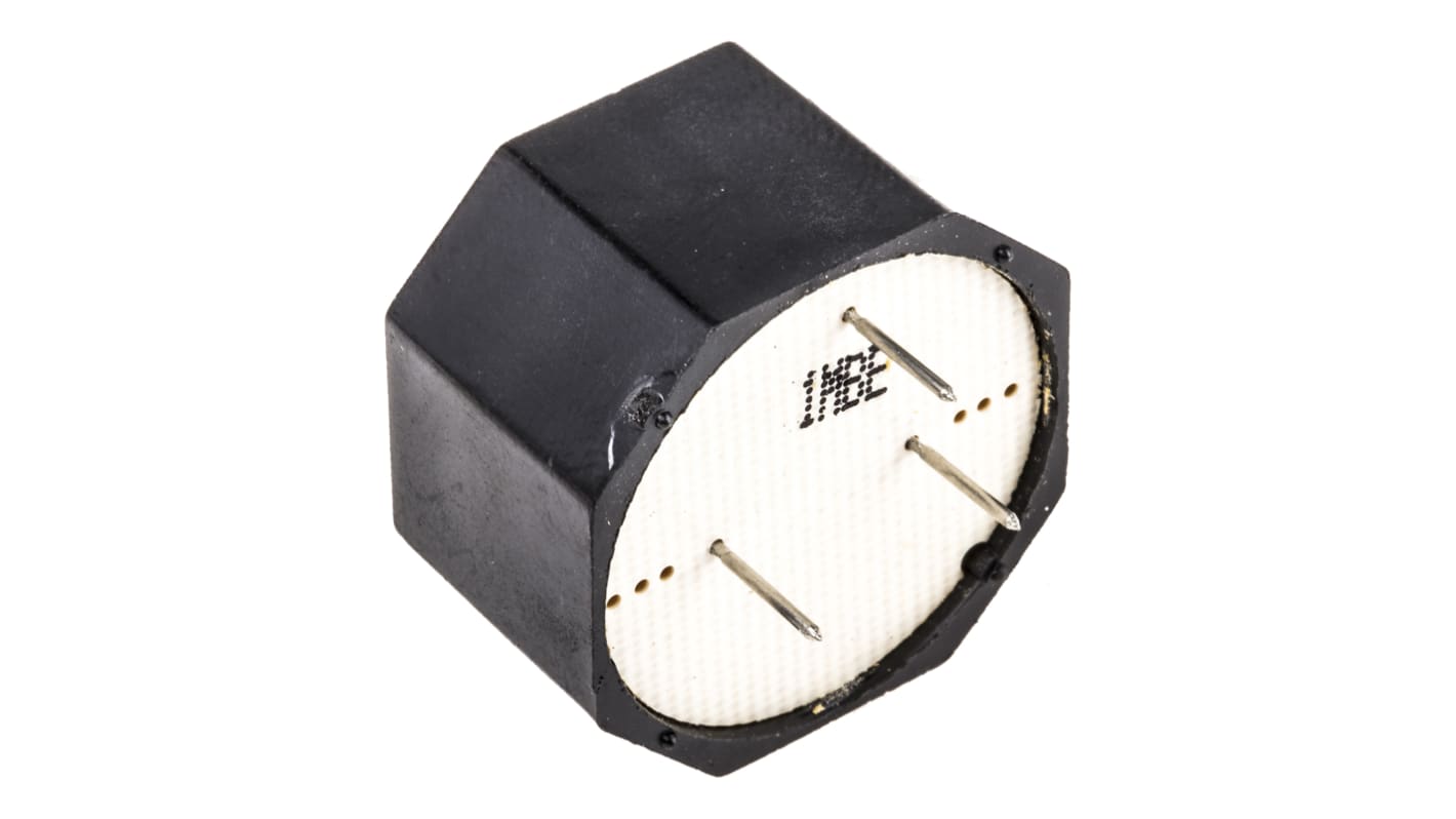 Sonitron 92dB Through Hole Intermittent Internal Piezo Buzzer, 24 x 15.5mm, 5V dc Min, 24V dc Max