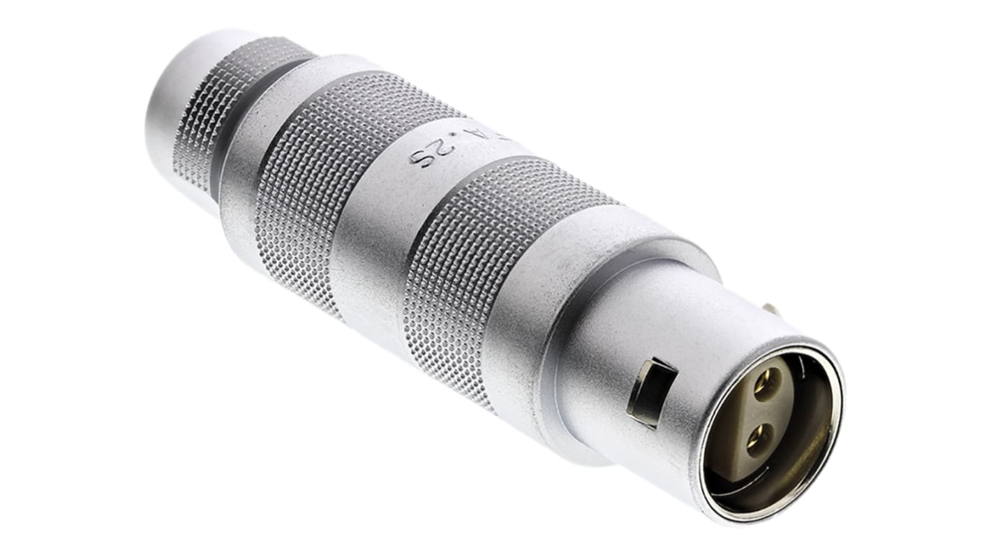 FFA.2S.304.CLAC72 Lemo Circular Connector, 4 Contacts, Cable Mount