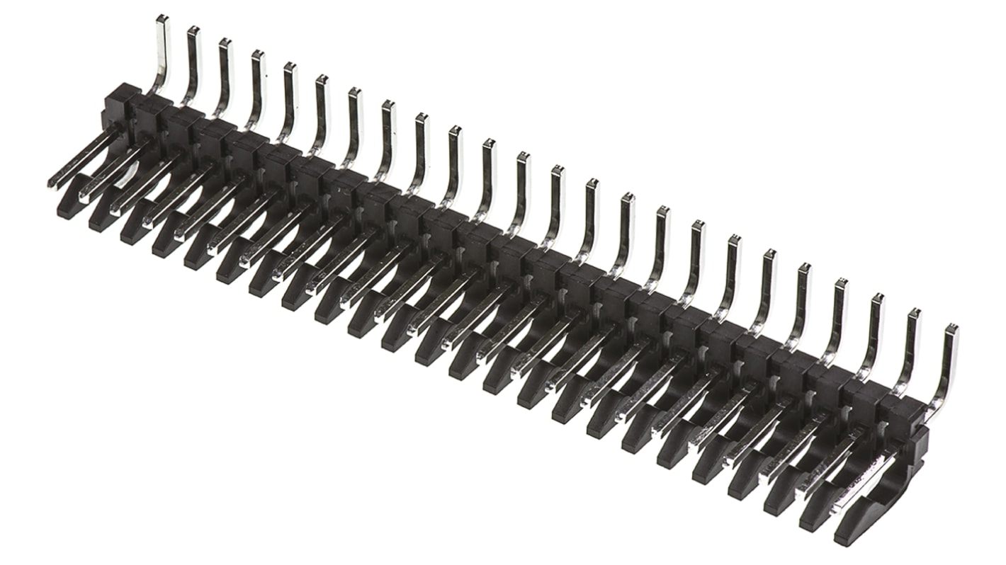 Molex KK 396 Stiftleiste gewinkelt, 24-polig / 1-reihig, Raster 3.96mm, Kabel-Platine, Lötanschluss-Anschluss, 7.0A,