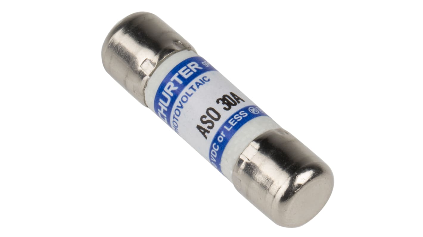 Schurter 30A F Melamine Cartridge Fuse, 10 x 38mm