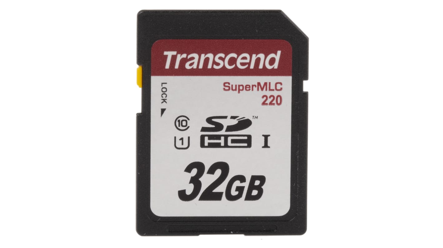 TS32GSDC220 Transcend SDXC/SDHC220 UHSI U1 Industrial 32 GB SLC