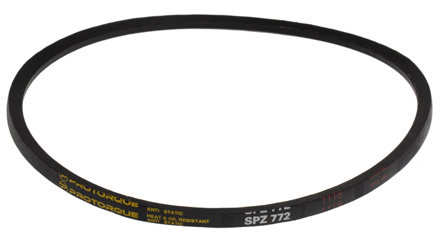 RS PRO Drive Belt, belt section SPZ, 772mm Length