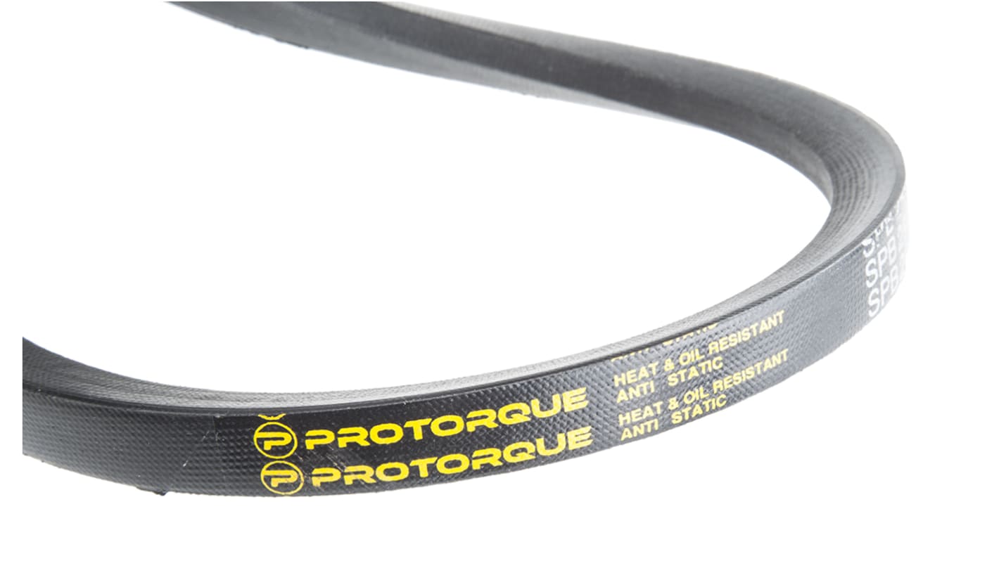 RS PRO Gummi Antriebsriemen, SPA-Profil 12.7mm x 10mm x 1232mm, Scheiben-Ø 90mm