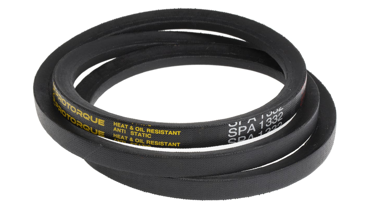 RS PRO Drive Belt, belt section SPA, 1332mm Length