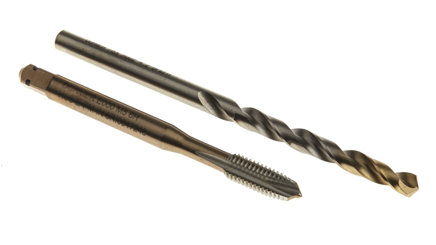 L002E000M5XA002 Dormer Tap & Drill Set, M5 Thread, Machine Tap RS
