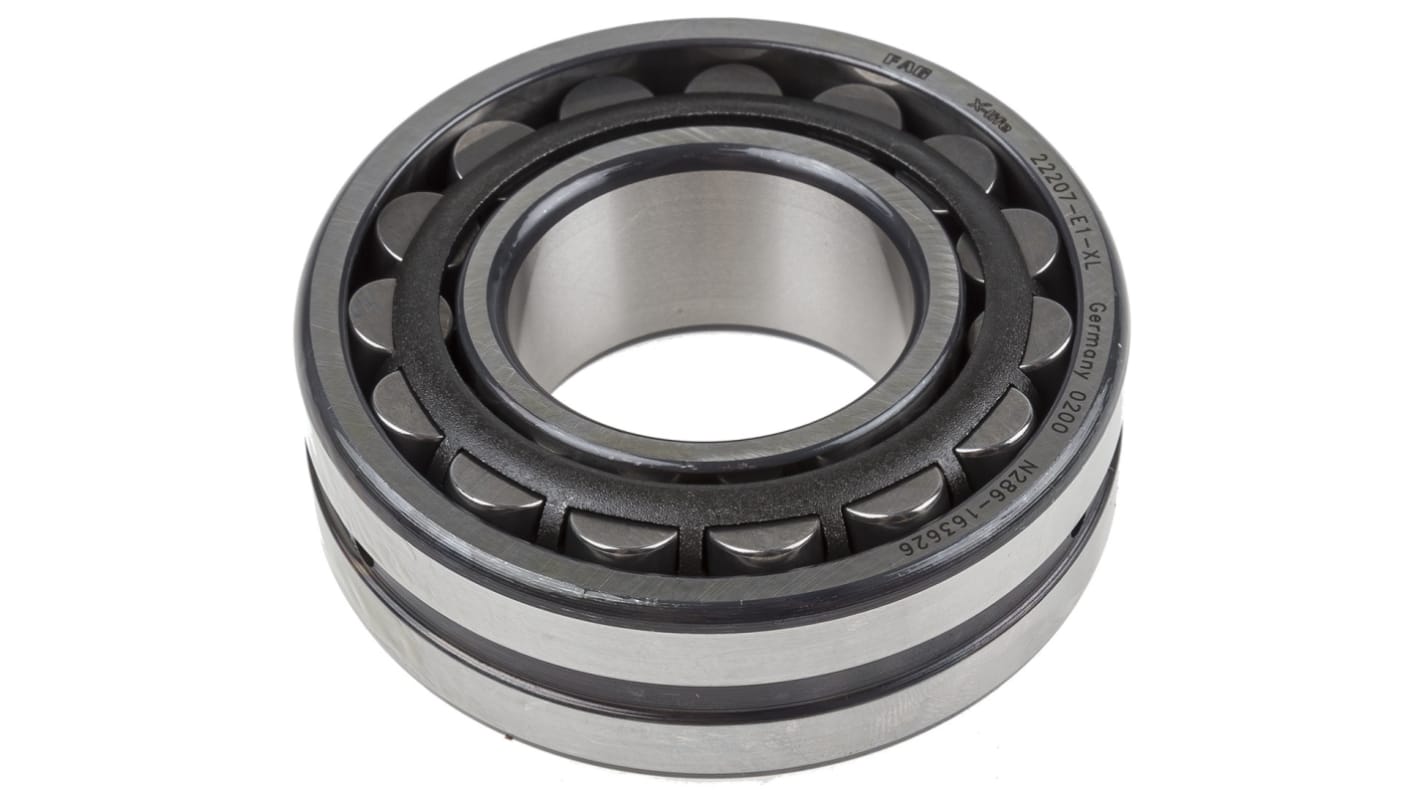 FAG 22207-E1-XL 35mm Bore Spherical Bearing, 81000N Radial Load Rating, 72mm O.D