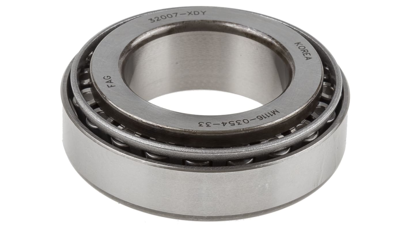 FAG 32007X 35mm I.D Taper Roller Bearing, 62mm O.D RS