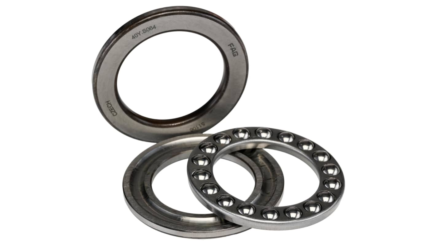 FAG 51106 Thrust Ball Bearing- Open Type 30mm I.D, 47mm O.D