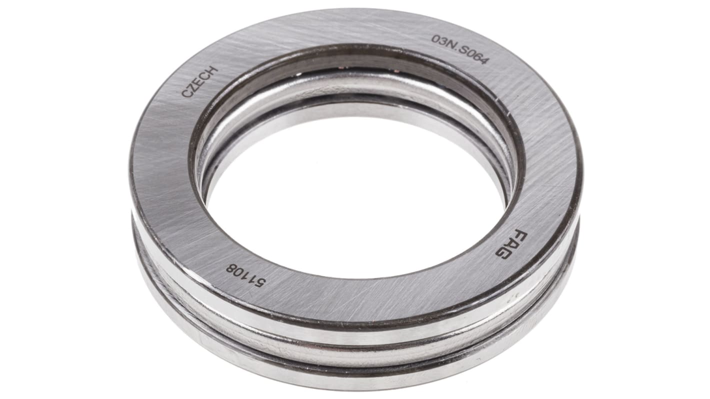 FAG 51108 Thrust Ball Bearing- Open Type 40mm I.D, 60mm O.D