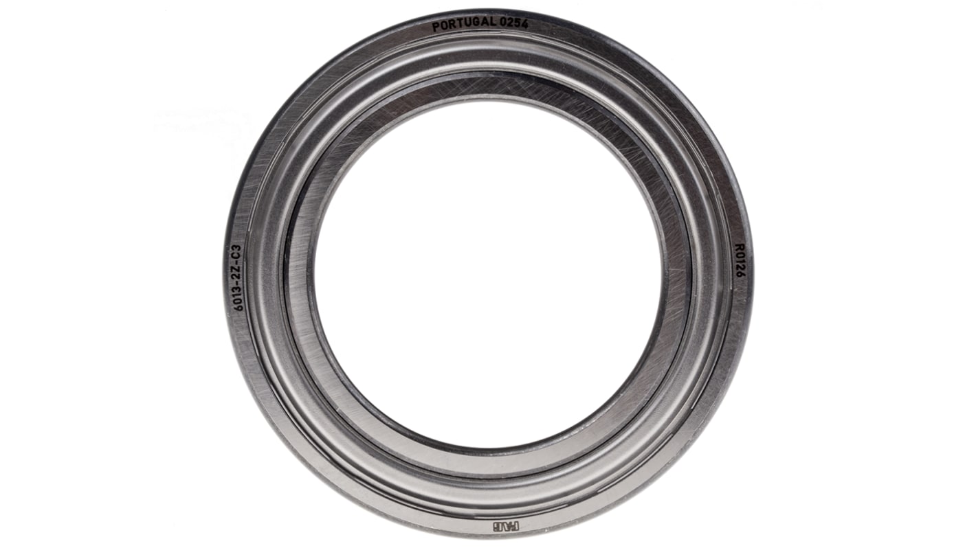 FAG 6013-2Z-C3 Single Row Deep Groove Ball Bearing- Both Sides Shielded 65mm I.D, 100mm O.D