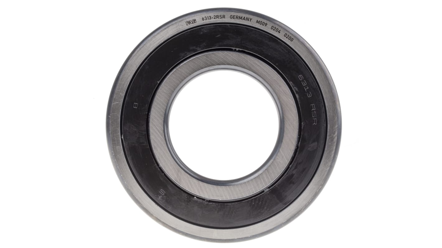 FAG 6313-C-2HRS Single Row Deep Groove Ball Bearing- Both Sides Sealed 65mm I.D, 140mm O.D