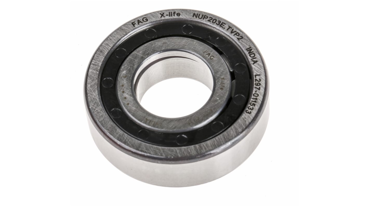 FAG NUP203-E-XL-TVP2 17mm I.D Cylindrical Roller Bearing, 40mm O.D