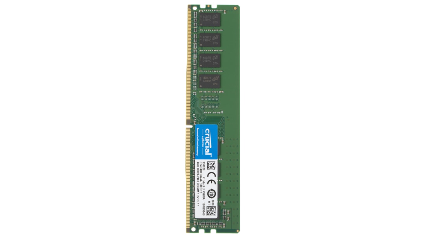 Scheda RAM Desktop Crucial 2 x 4 GB, 2400MHz