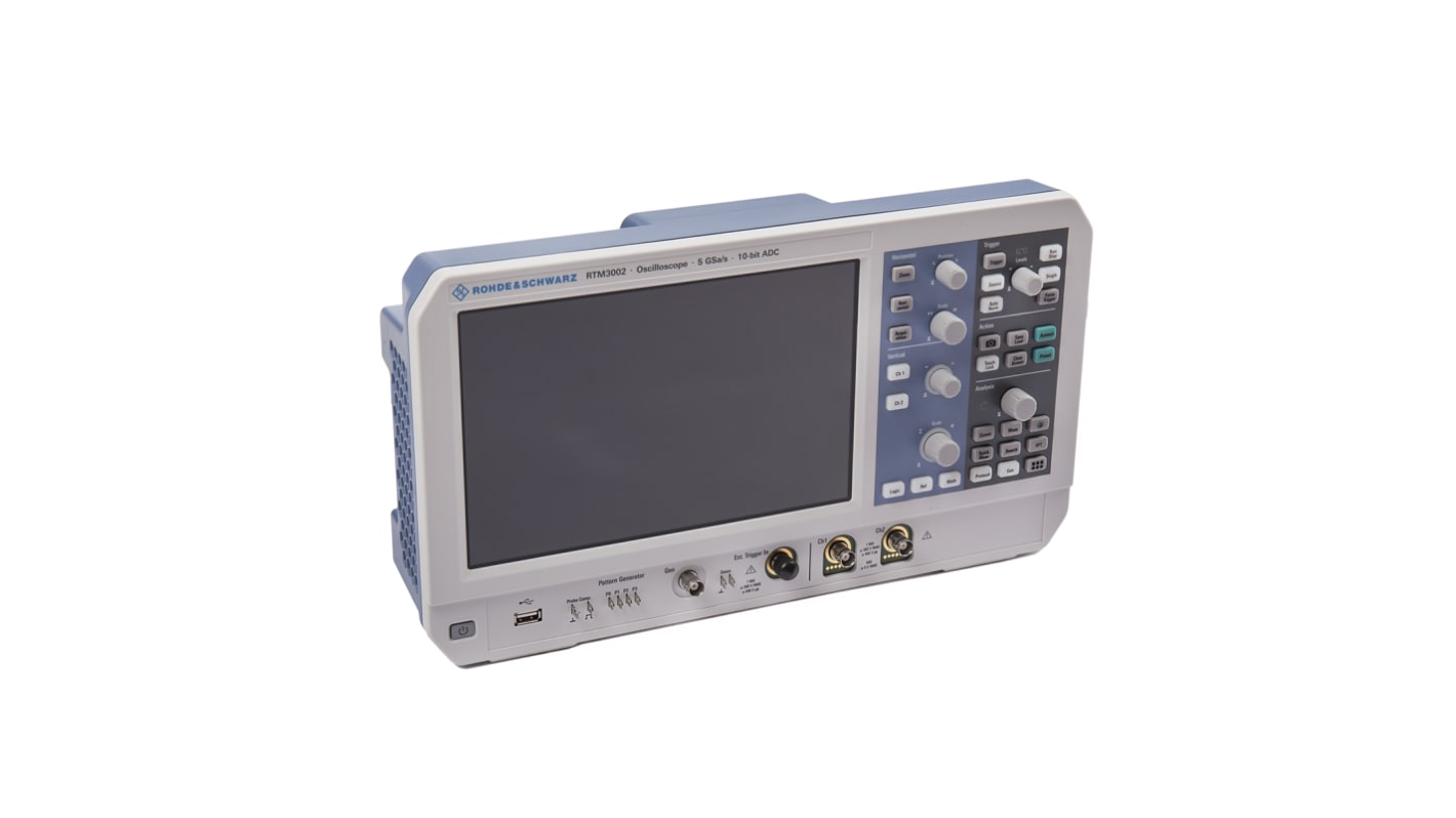 Rohde & Schwarz RTM3002 RTM3000 Series Digital Bench Oscilloscope, 2 Analogue Channels, 500MHz - RS Calibrated