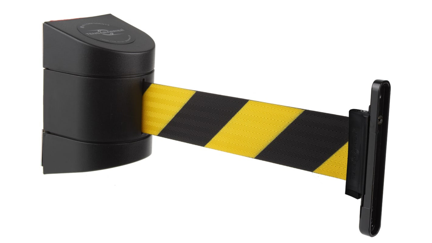897G33D4GMWC Tensator Black & Yellow Plastic Retractable Barrier