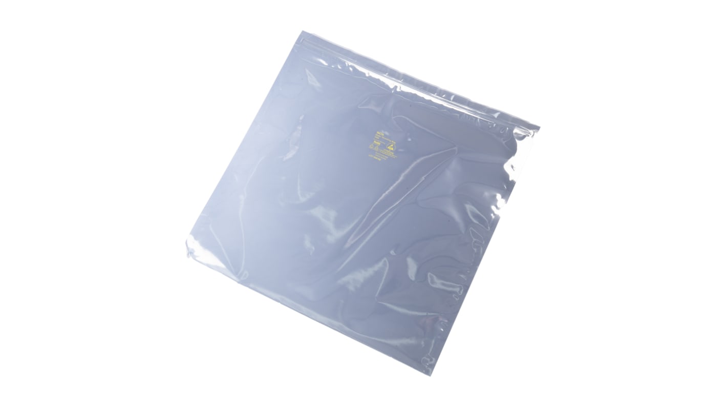 Sachet à blindage statique, SCS 457mm x 457mm x 0.071mm, Transparent