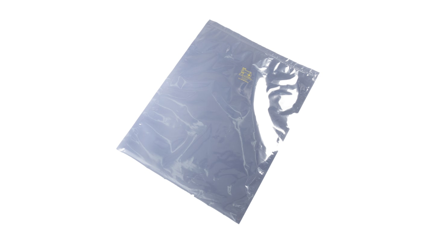 Sachet à blindage statique, SCS 610mm x 457mm x 0.071mm, Transparent