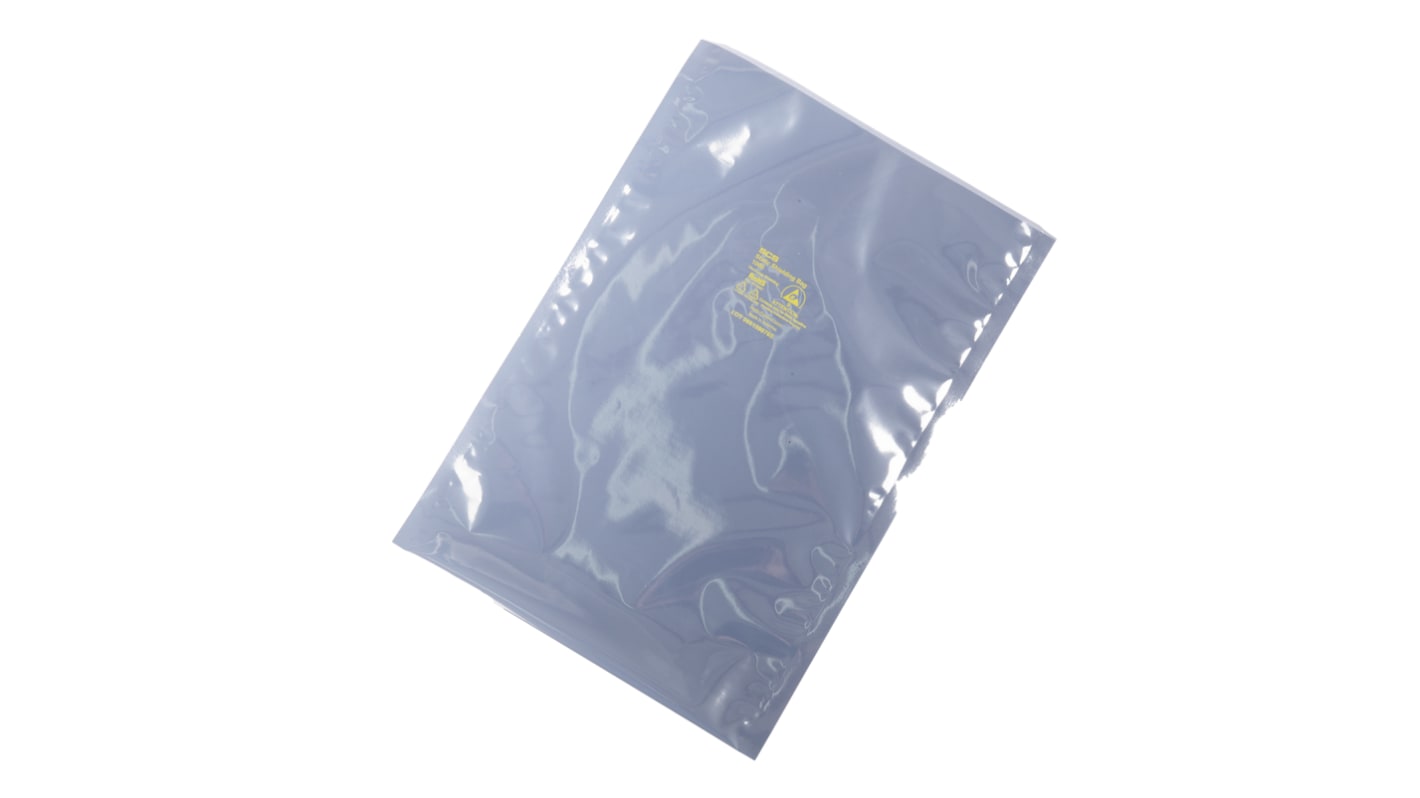 Sachet à blindage statique, SCS 406mm x 254mm x 0.071mm, Transparent